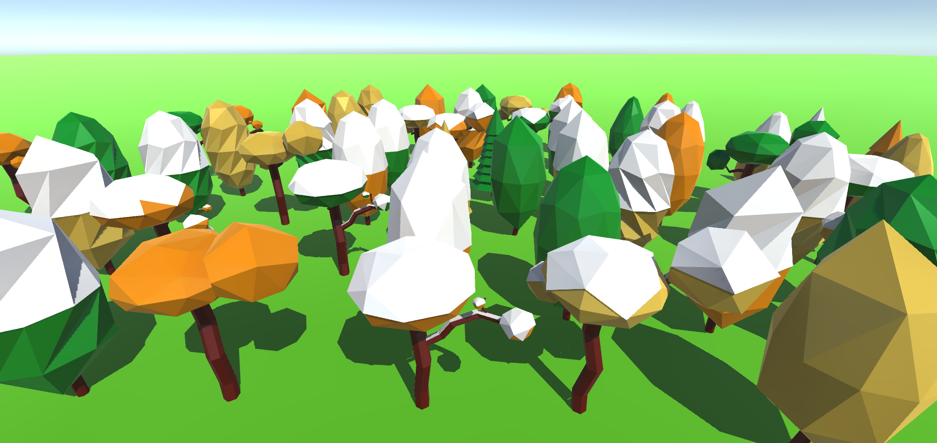 Low Poly Style Tree Pack